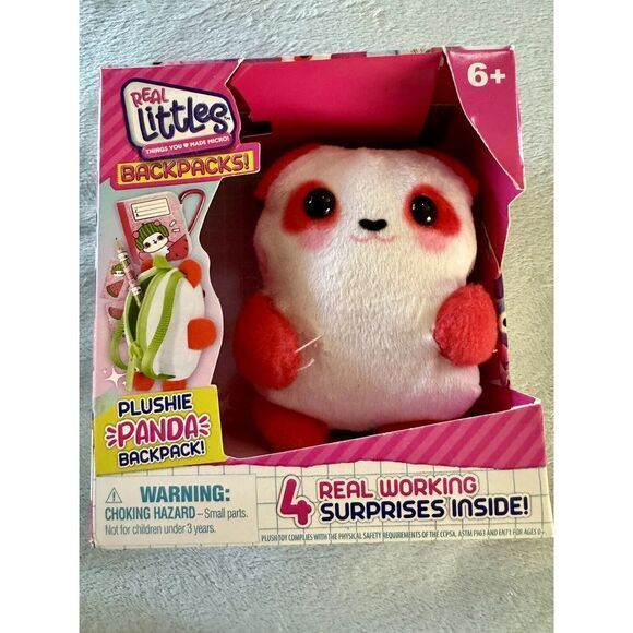 Other - Real Littles Backpacks! Plushie Panda with 4 Working Surprises Inside New In Box